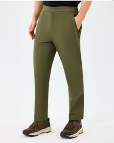Resim Skechers M Coated Slim Pant Erkek Haki Pantolon S2520148-0096 Haki 