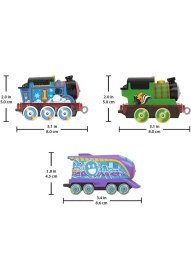 Resim MCM Group HNP82 Thomas ve Arkadaşları - Renk Değiştiren Küçük Trenler 3lü Paket 