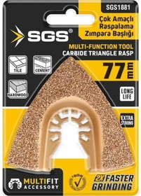 Resim maxstrox Multi- Kesici ve Raspalama Zımpara Başlığı, 77mm, Model SGS1881 1198781 