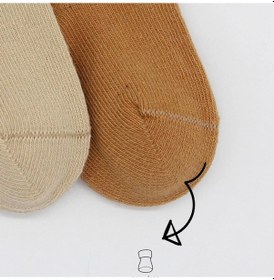 Resim Bistyle Bear Penye Soket Çorap 2'li Bs10116 Bej Bej 