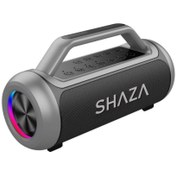 Resim 80W Kablosuz Çift Mikrofon Dahili DSP RGB Ledli Bluetooth Hoparlör SS4503/GR Shaza