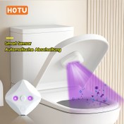 Resim 1 Adet Akıllı Tuvalet Temizleyici + 1 Adet Çift Taraflı Bantlı USB Şarjlı LED Tuvalet Işığı, Çok Fonksiyonlu Taşınabilir UVC Sistemi, Kolay Kurulum, Kişisel Bakım Elektronikleri, Ev ve İş Seyahati İçin Uygun 