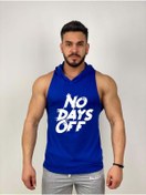 Resim Black İstanbul Black - No Days Of - Tank Top Gym Kapşonlu Hoodie Sporcu Atleti 