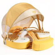 Resim Mambobaby Yüzme Simidi - Gold Angel, Emniyetli, Gölgelikli ve Ayak Destekli 