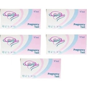 Resim SureLab Gebelik Testi 1 Test x 5 Paket 