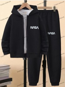 Resim Y2k Eşofman Takımı Yeni Sezon Trend Model 1301 Siyah 