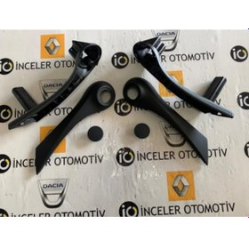 Resim 7701475316 Megane 2 Kapi Kolçaği Takım Siyah Sağ-Sol 