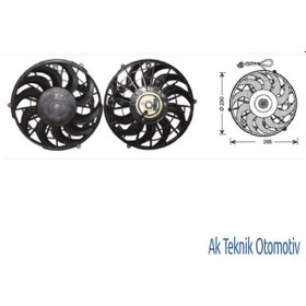Resim Fan Motoru 12V Astra Vectra Corsa Calibra Tigra 504625535 