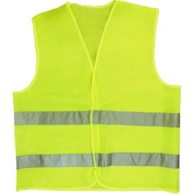 Resim PINUKS Fosforlu Yelek Sarı Motosıklet Reflektif Yelek 10LU Paket Paket 