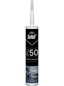 Resim Selsil Oto İnşaat Pu Mastik Güçlü Silikon Yapıştırıcı 280 Ml Gri 