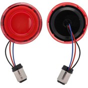 Resim Motosiklet Led Dönüş Sinyal Lambaları Yüksek Parlaklıklı Koşu Lambası 3 Kablolu Işık Çekirdeği Xl883 X48 İçin Değiştirilmiş Aksesuar Değişimi Red 