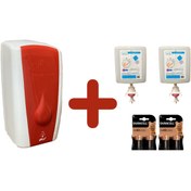 Resim YEDİTEPE 1 l Fotoselli Sensörlü Dezenfektan Dispenser Cihazı + 2 l Dezenfektan Kartuş 