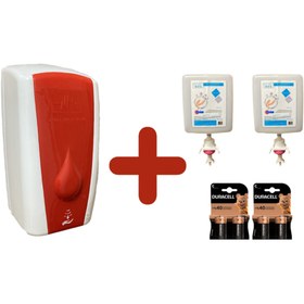 Resim YEDİTEPE 1 l Fotoselli Sensörlü Dezenfektan Dispenser Cihazı + 2 l Dezenfektan Kartuş 
