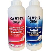 Resim Camper Chem Karavan Tuvalet Kimyasalı Atık Parçalayıcı Koku Giderici 2 Li Eko Paket 