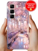 Resim Cekuonline İnfinix Hot 50 Pro 4g Kılıf Desenli Baskılı Kamera Korumalı Silikon Romantik Tren 