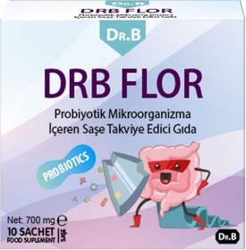 Resim Dr.B Drb Flor Probiyotik Içeren 10 Saşe 