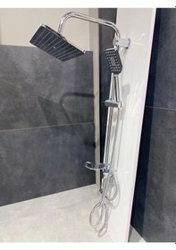 Resim Deppot Mirage 400 Tepe Duş Seti Krom Çok Renkli 