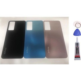 Resim İnfinix Note 11 Gold Arka Kapak Batarya Kapağı Pil Kapağı Yapışkan Ve Sökme Aparatıyla Beraber Full Set Gold 
