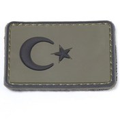 Resim KORDAK Türk Bayrağı Haki Taktikalı Küçük Peç 