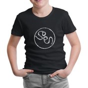 Resim Lord T-Shirt Soen Logo Siyah Çocuk Tshirt 