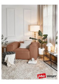 Resim Mode Soft Berjer 33 Tarçın Keten Kumaş İşbir Sünger 