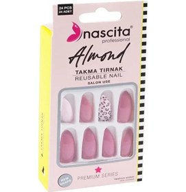 Resim Nascita 24'lü Almond Renkli Takma Tırnak - 149 