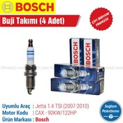 Resim Vw Jetta 1.4 Tsı Bosch Çift İridyum Buji Takımı 2007-2010 
