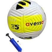 Resim Avessa FT-400 4 Astar No:5 Strike Soccer Ball Futbol Maç Topu Orta Sertlikte Tüm Zeminlere Uygun + Pompa 