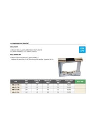 Resim Fett 200mm Kinex Dın877 Hassas Kare Su Terazisi Nb-621-200 