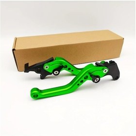 Resim Xuweiwei Green Tvs Apache Rtr Uyumlu Ayarlanabilir Motor Debriyaj Fren Kolu Cnc Kumanda Kiti 