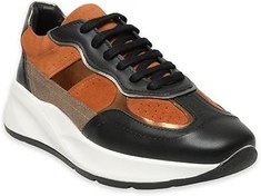 Resim Mammamia D24Ka-315 Günlük Siyah-Kahverengi Kadın Spor Ayakkabı, BRICK COMBO, 37 