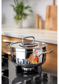 Resim Emsan Elite Derin Tencere 20 Cm Gümüş 