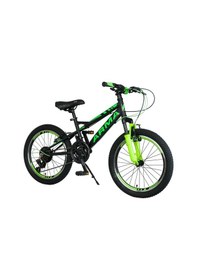 Resim Tunca Arma 20 Jant Shimano Vitesli Ön Amortisörlü Çocuk Bisikleti Yeşil 
