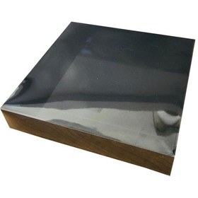Resim Asetat Kapaklı Karton Kutu Havlu Kutusu 25X25X5 Cm 10 Adet Siy 