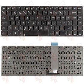 Resim Asus Uyumlu 04GN5M1KUS01-1, 04GNV62KUS01-2, 04GNV62KUI01-2 Klavye Tuş Takımı Tuş Seti Siyah Türkçe 