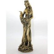 Resim HERŞEYBURDAMODA Polyester Bereket Tanrıcası Fortuna Figürü ALK2828 