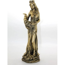 Resim HERŞEYBURDAMODA Polyester Bereket Tanrıcası Fortuna Figürü ALK2828 