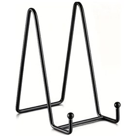 Resim Globalbloom Siyah Metal Dijital Ekran Standı - Madalya Plaket Fotoğraf Dijital Cihazlar İçin Şık Gösterici 