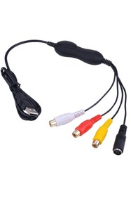 Resim Alfais 4754 Usb 2.0 Xbox Ps3 Vhs Hi8 Mini Dv Video Capture Ezcap Ekran Yakalama Kartı 