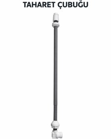 Resim Primeaks Klozet İçi Su Taharet Çubuğu 37 cm - Plastik, Hijyenik 