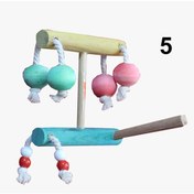 Resim Papağan Tünek Oyuncağı Kuş Tüneği 5 
