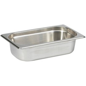 Resim Natsan Paslanmaz Çelik Gastronom/gastronorm Küvet Gn 1/4-65 (26,5 X 16,2 X 6,5 CM) 
