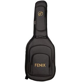 Resim Fenix Lux Klasik Gitar Gigbag (Siyah) 