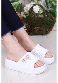 Resim Fort E462 Günlük Plaj Deniz Havuz Terliği Hafif Rahat Esnek Kadın Terlik Gri 