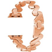 Resim Nihcase iOS Watch Ultra 49mm Uyumlu Kordon Krd80 Metal Kordon 