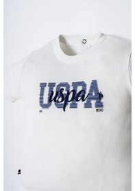 Resim U.s. Polo Assn Erkek Bebek 2 Li T-şhirt Takım Beyaz-2259 beyaz 