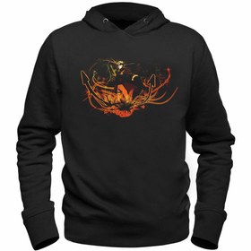 Resim Alfa Tshirt Naruto Baskılı Çocuk Siyah Sweatshirt 