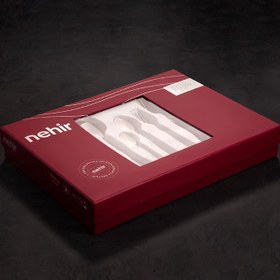 Resim Nehir Sultan Sade 36 Parça Çatal Kaşık Bıçak Takımı 