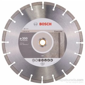 Resim Bosch - Standard Seri Beton İçin Elmas Kesme Diski - 300 X 20,00+25,40 X 2,8 X 10 Mm 