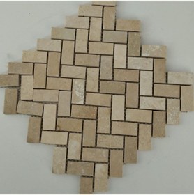 Resim SİPAHİMARBLE Traverten Zebra 2,5x5 Mozaik - Outlet 